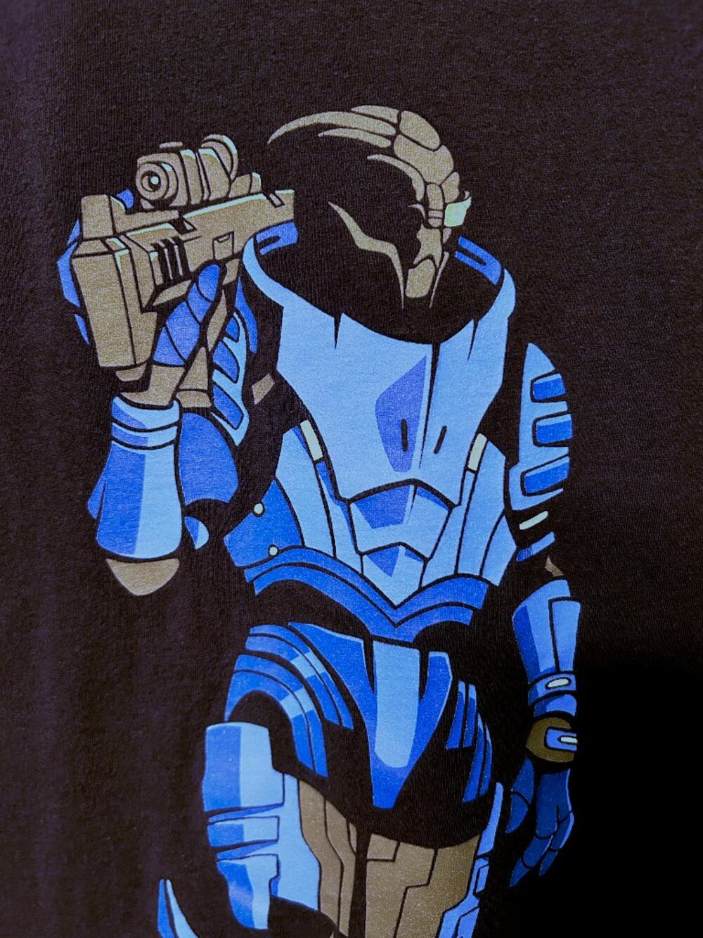 Mass Effect Garrus Vakarian Shirt - Archangel Armor - Bioware - Size L